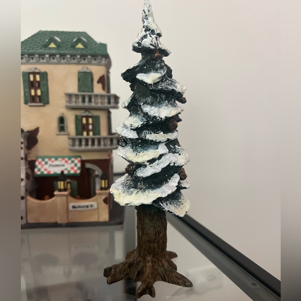 Dept 56 Village Pole Pine Tree 8"